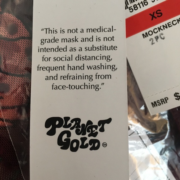 NWT! Price Drop! Floral Print-Dot Mesh Dress w/ Mask! - Picture 12 of 14